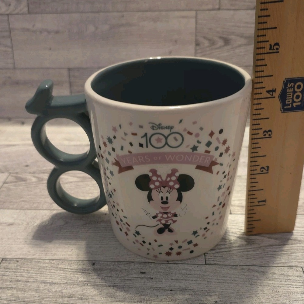 Disney‎ 100 Years of Wonder Mickey Mouse Mug with 100 Handle - Picture 7 of 9